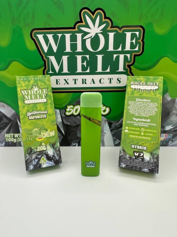 Best Wholemelt Melon Dew THC cart