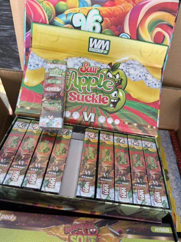 V6 Sour Apple Suckle vape cart